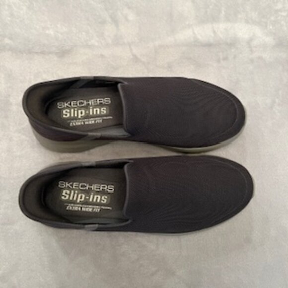 Sketchers Go Walk Mens Slip-Ins Extra Wide Width Gray 12 New Without Tags - Picture 3 of 12